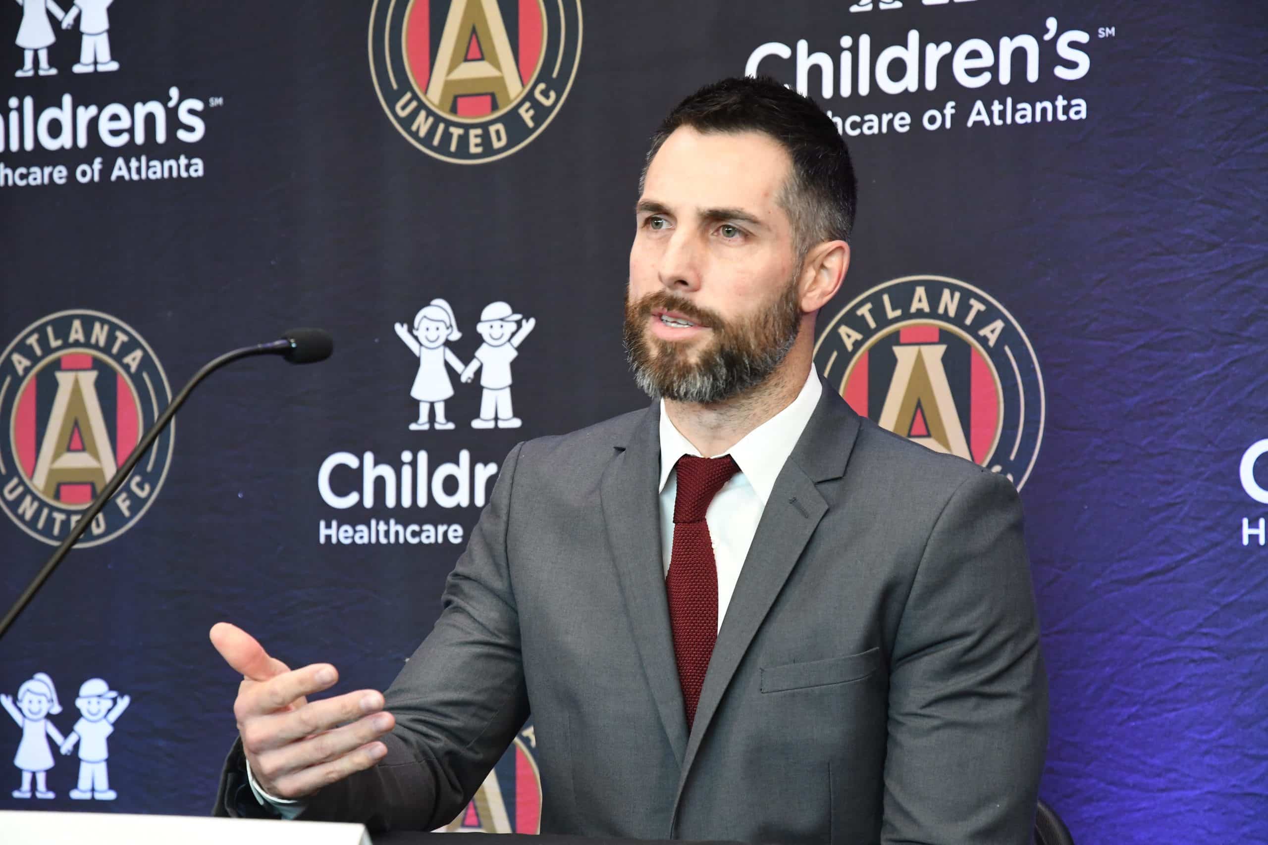 Carlos Bocanegra en 2019, quand il était dirigeant d'Atlanta.