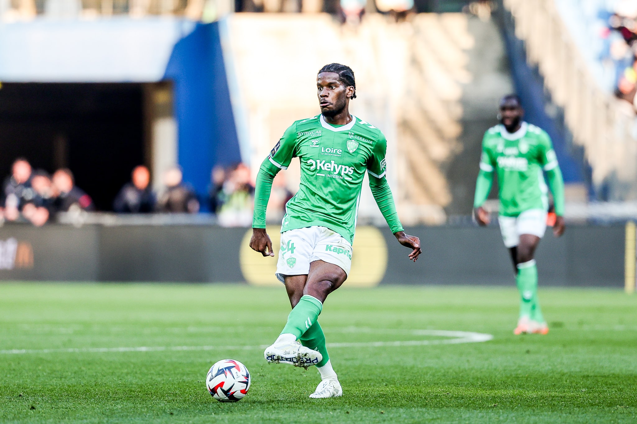 Pierre Ekwah avec le maillot vert la saison dernière.