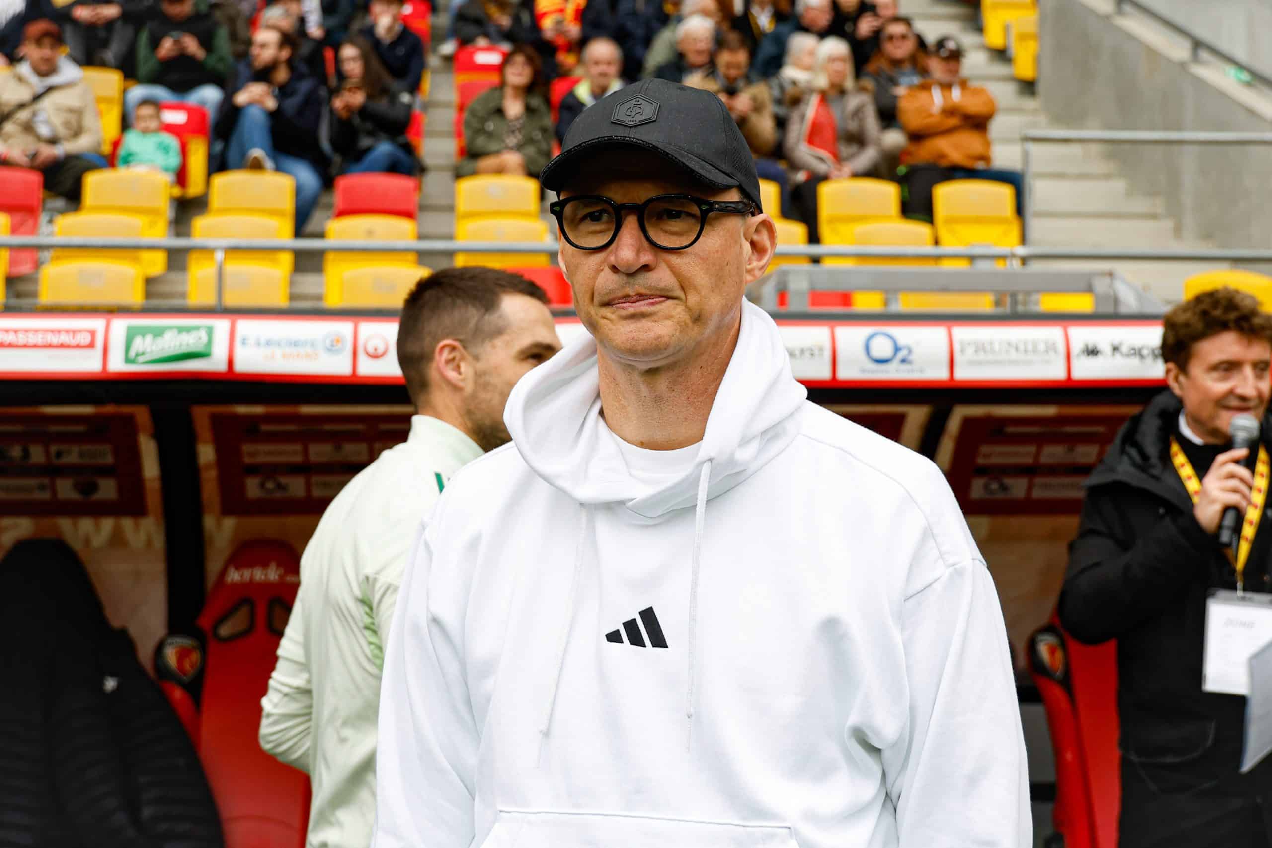L'entraîneur d'Annecy, Laurent Guyot, lors du match au Mans.