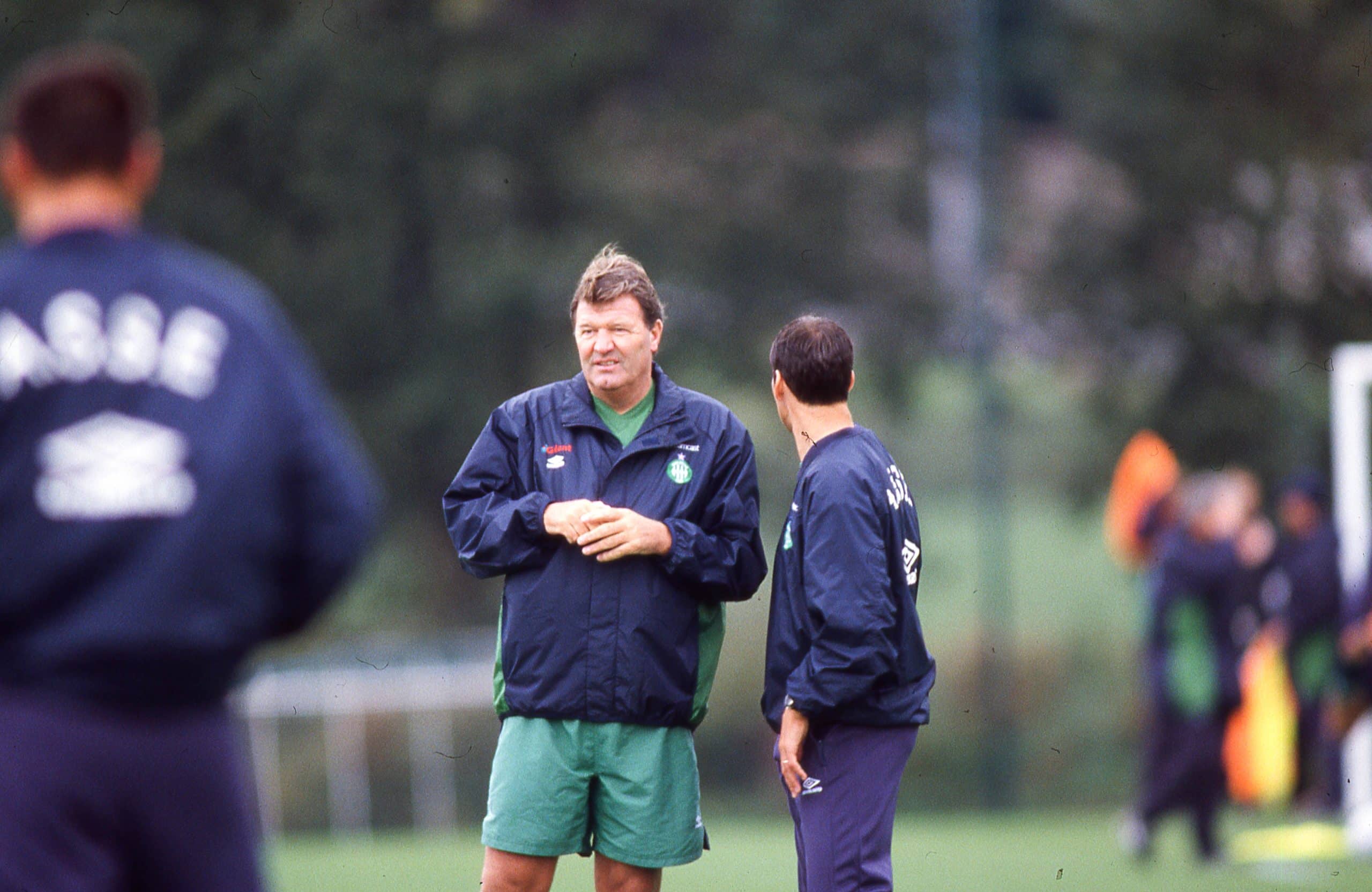 John Toshack lors de son passage sur le banc de l'ASSE.