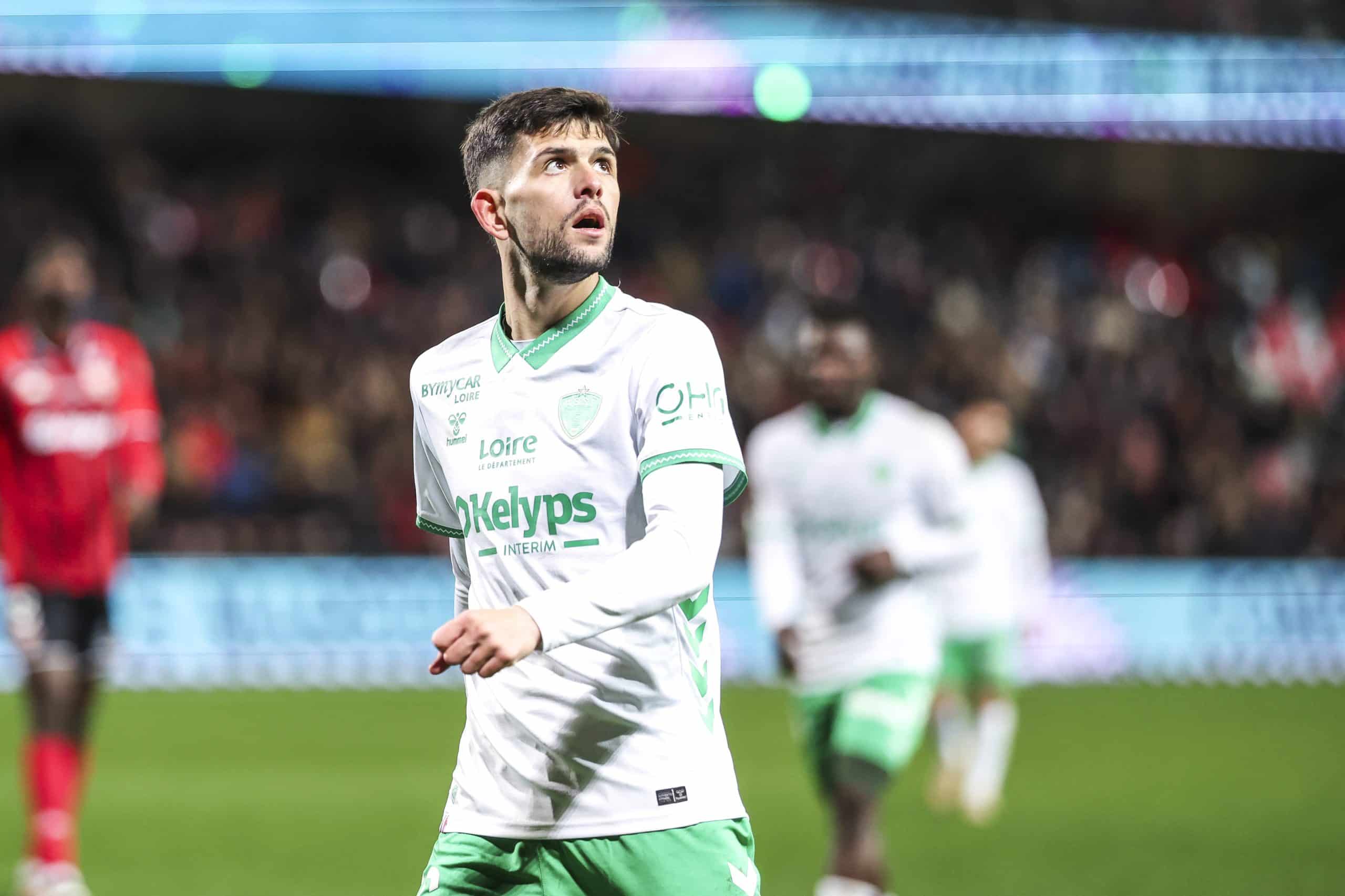 Julien Le Cardinal sous le maillot de l'ASSE