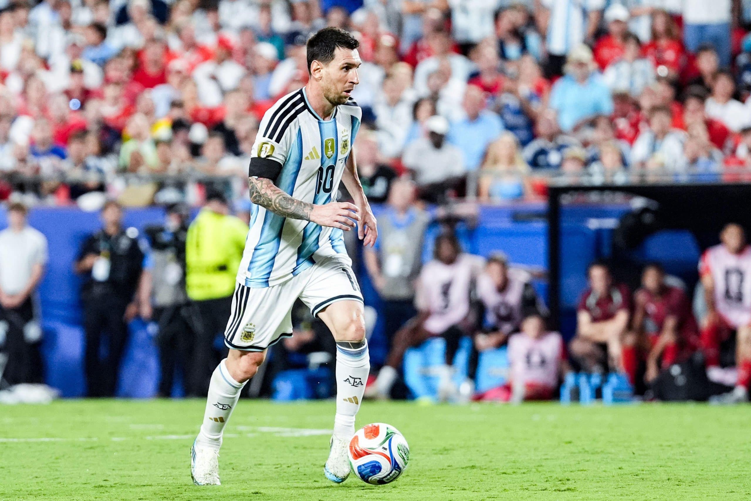 Lionel Messi lors d'Argentine - Suisse