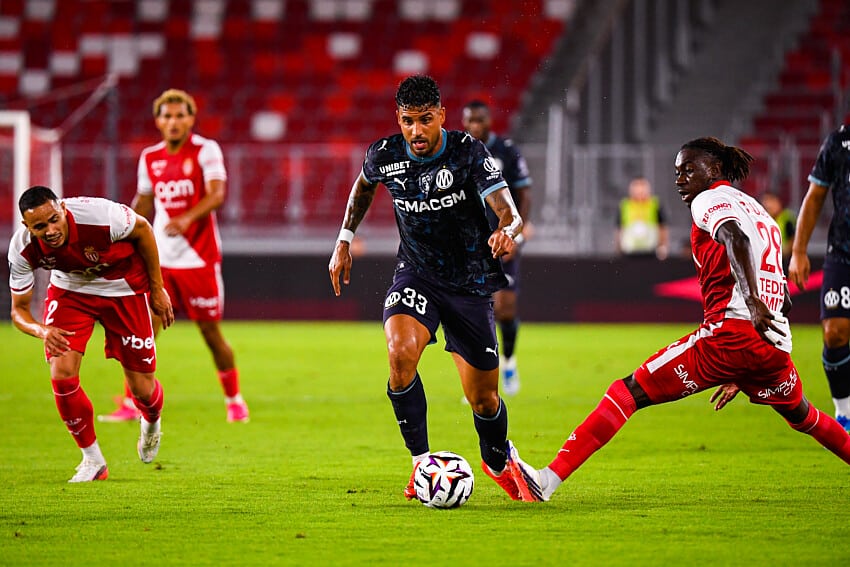 Emerson lors d'AS Monaco - OM