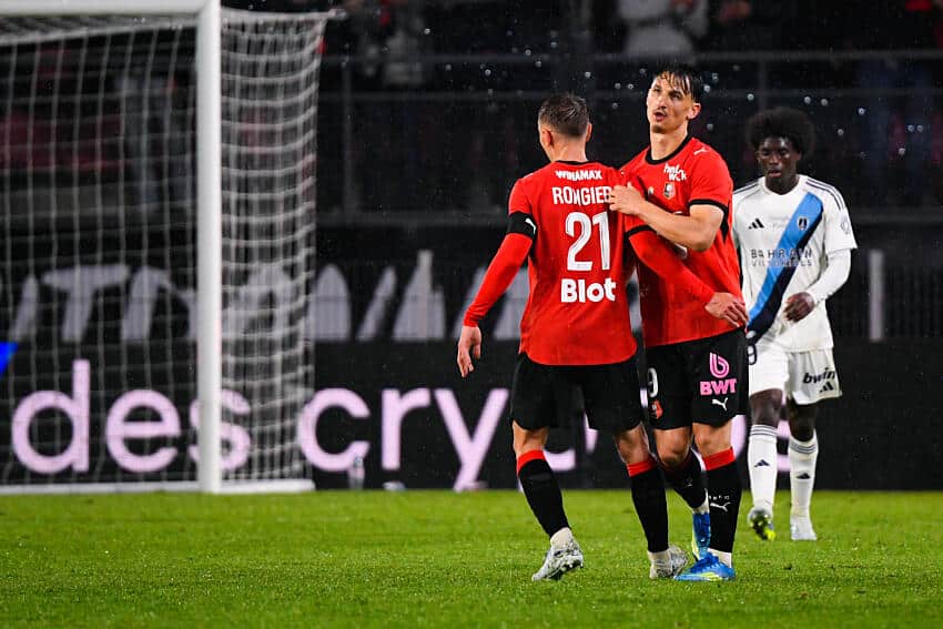 Rongier et Lepaul au Stade Rennais)