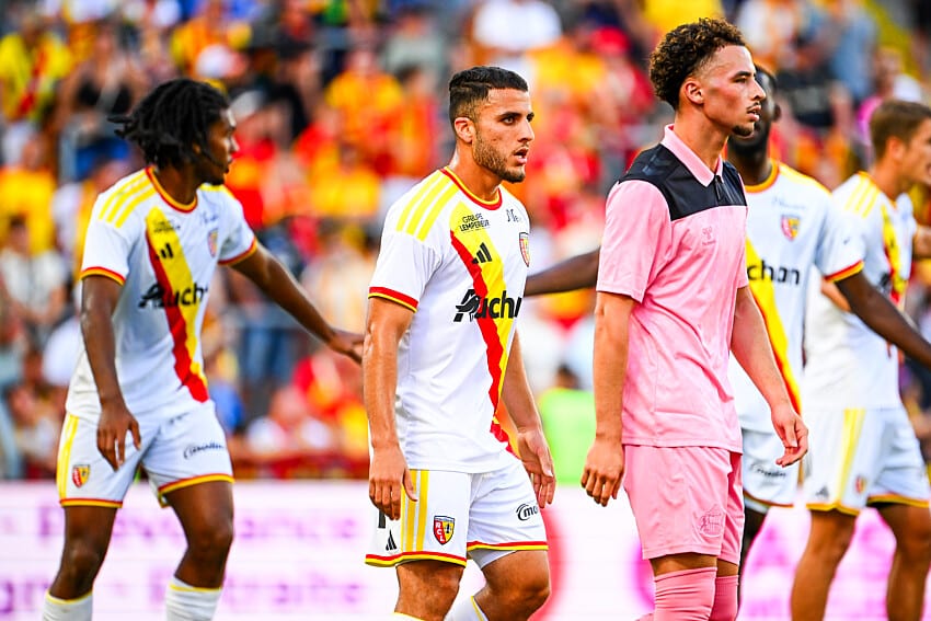 Yacine Titraoui lors de RC Lens - Sunderland