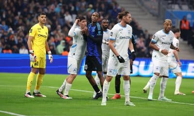 Leonardo Balerdi (OM) a eu du mal contre le RC Strasbourg.