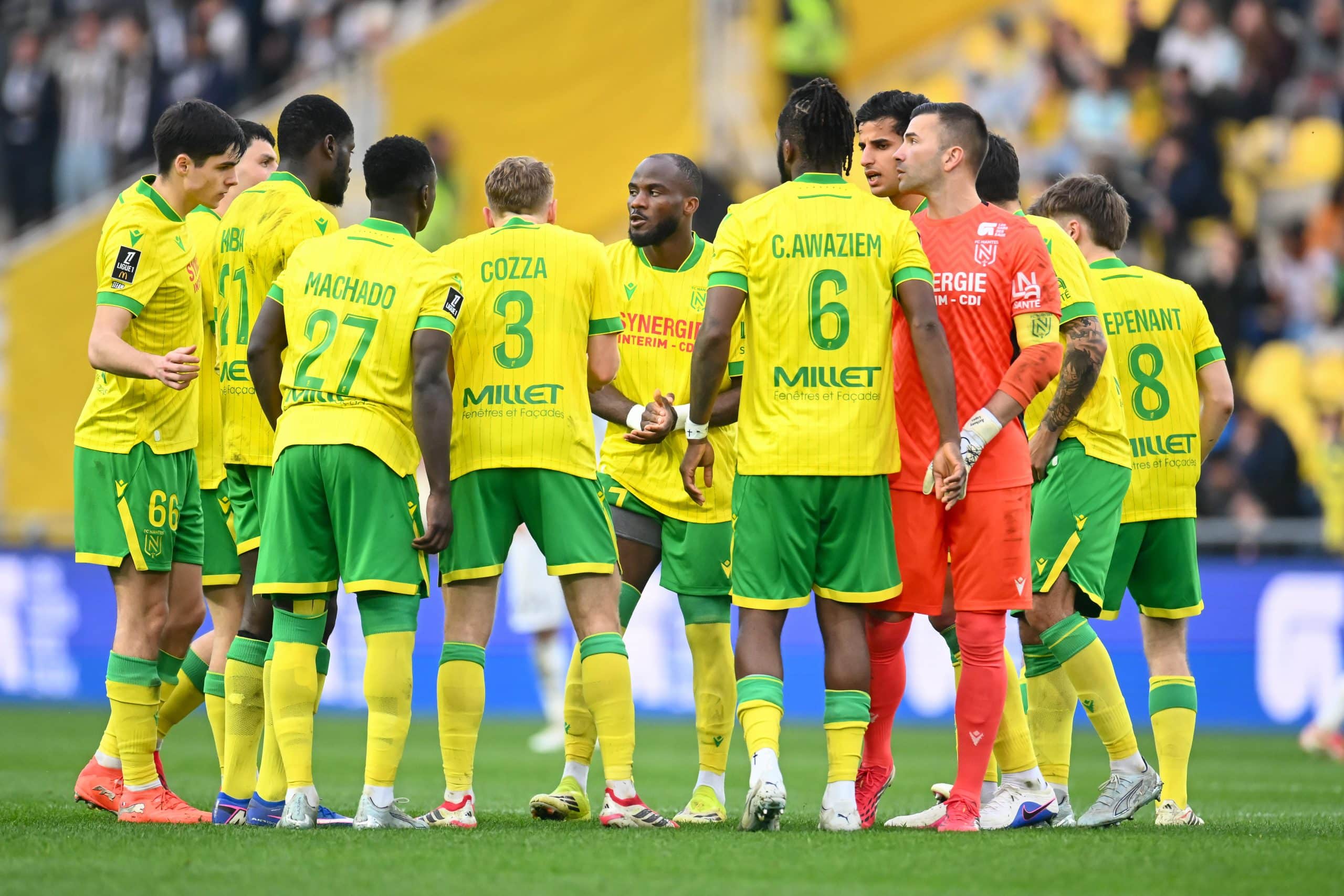 Les joueurs du FC Nantes