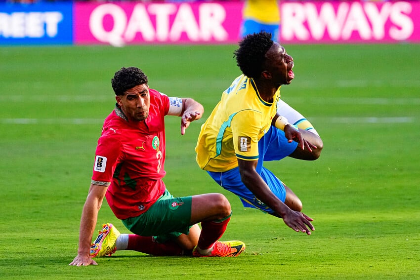 Hakimi et Vincius
