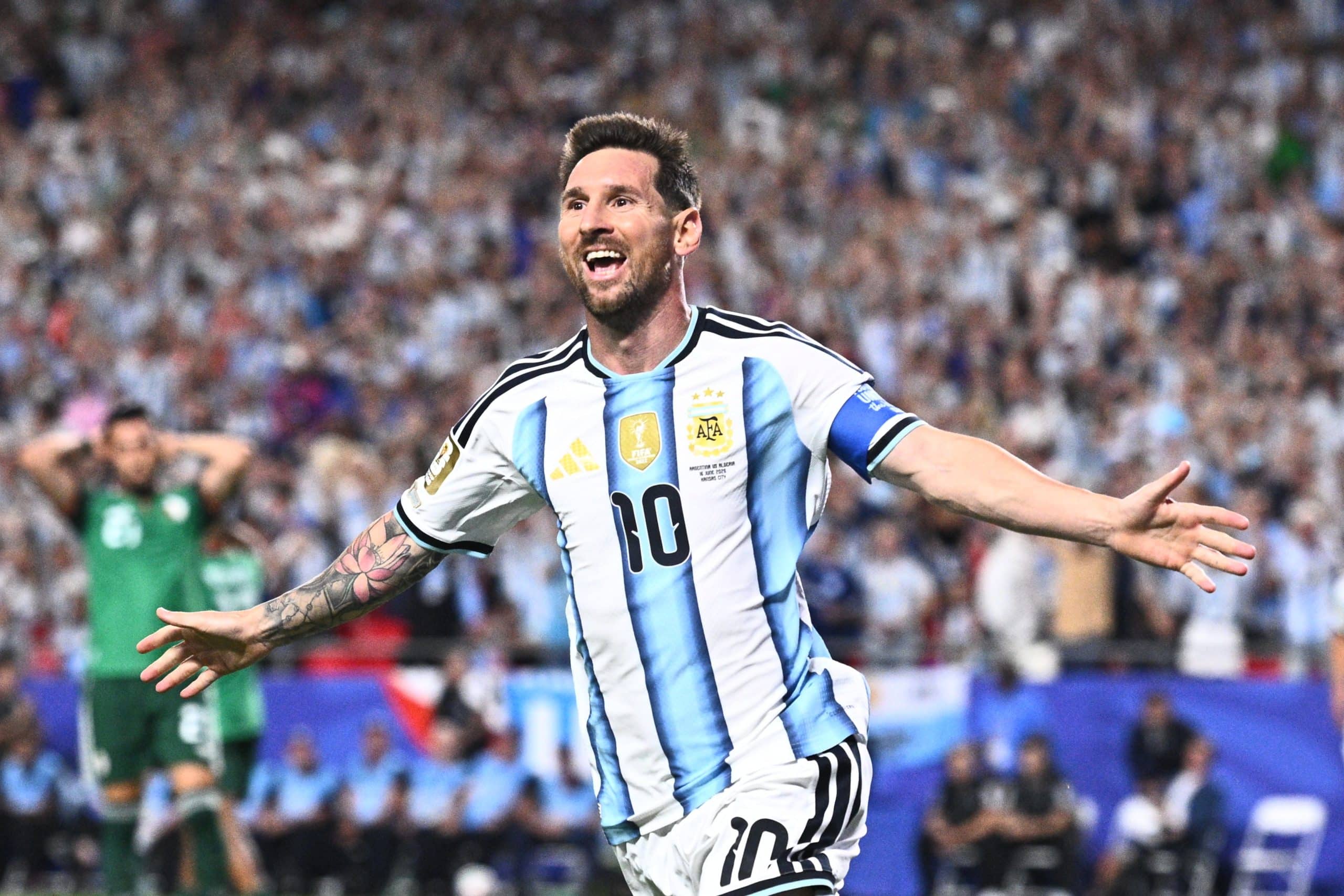 La joie de Lionel Messi