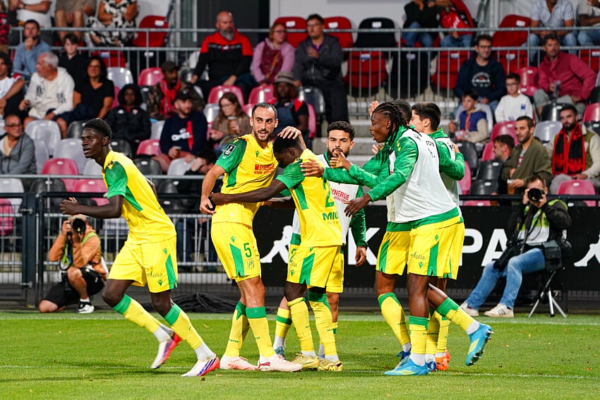 Les joueurs du FC Nantes