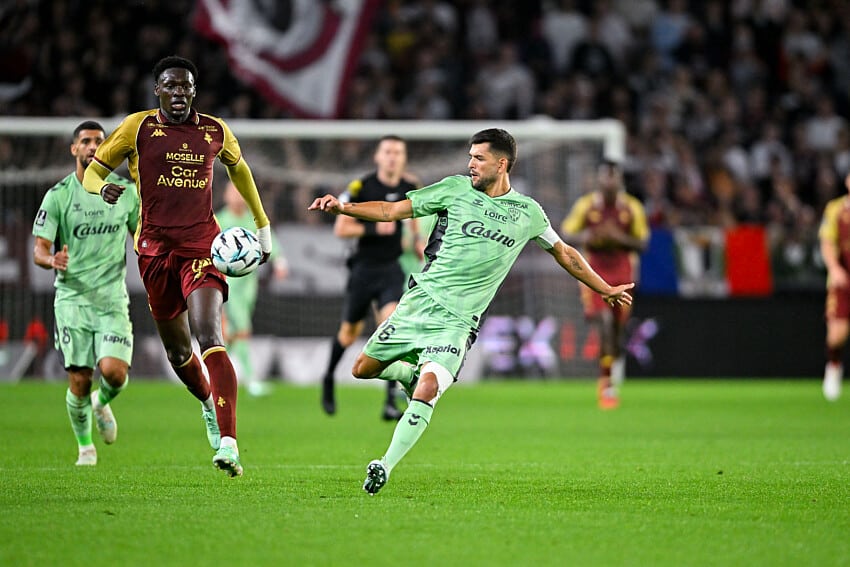 Julien Le Cardinal lors de FC Metz - ASSE