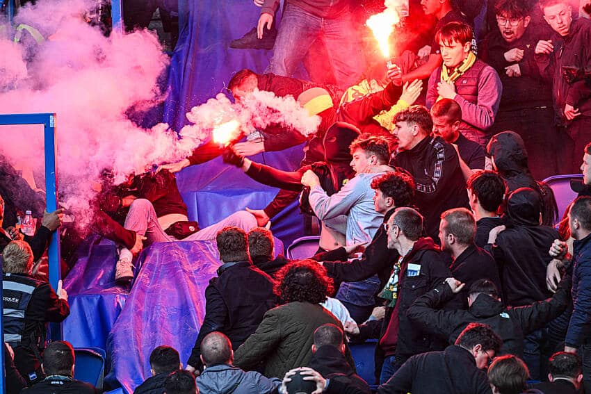 Les supporters en fusion