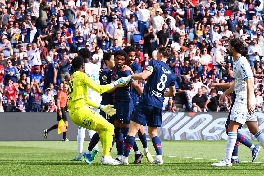 Le PSG en joie