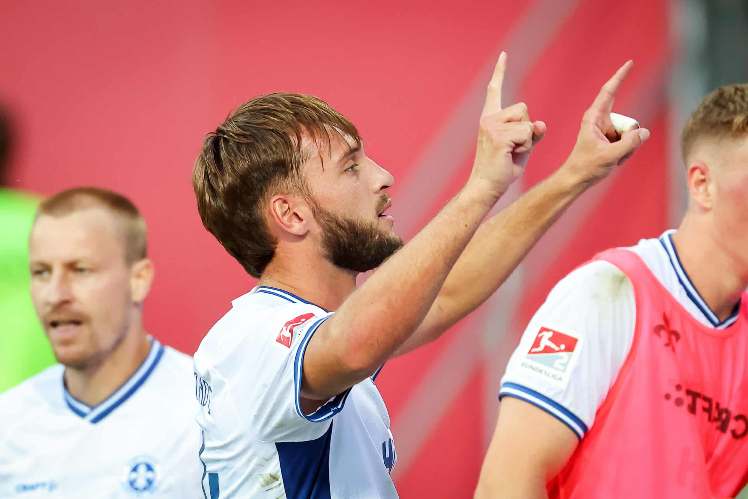 Killian Corredor sous le maillot de Darmstadt