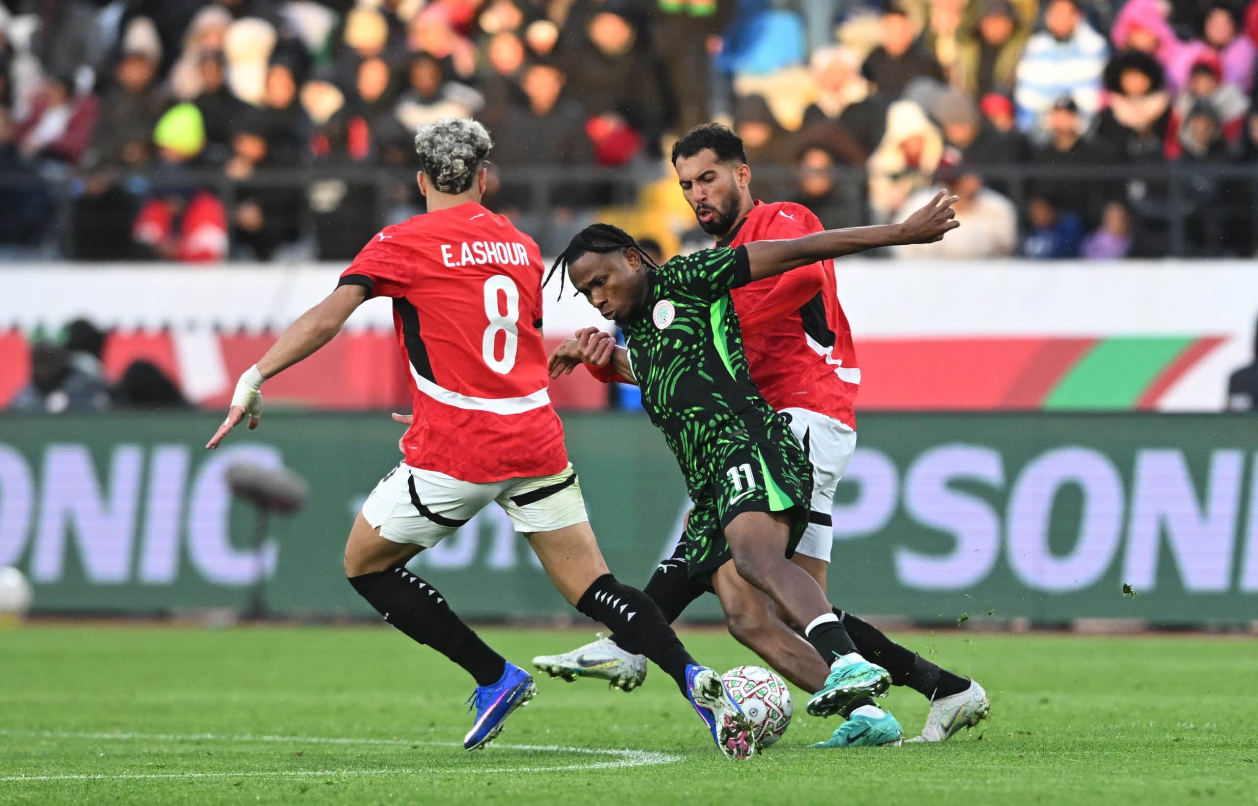 Action d'Egypte-Nigéria, pour la 3e place de la CAN 2025.