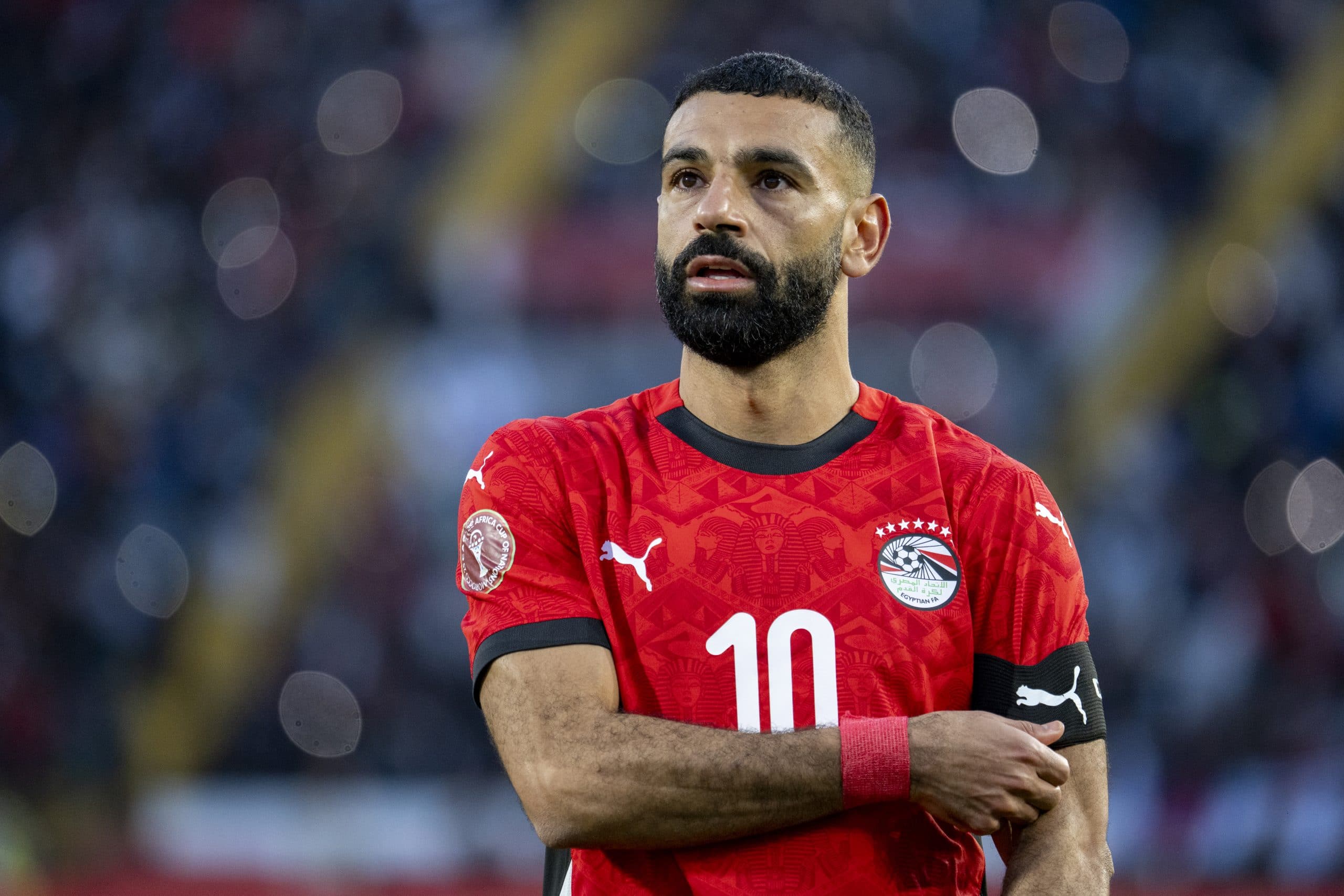 Mohamed Salah avec la sélection égyptienne