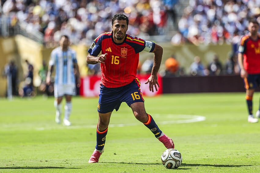 Rodri lors de la finale de la Coupe du monde 2026 entre l'Espagne et l'Argentine