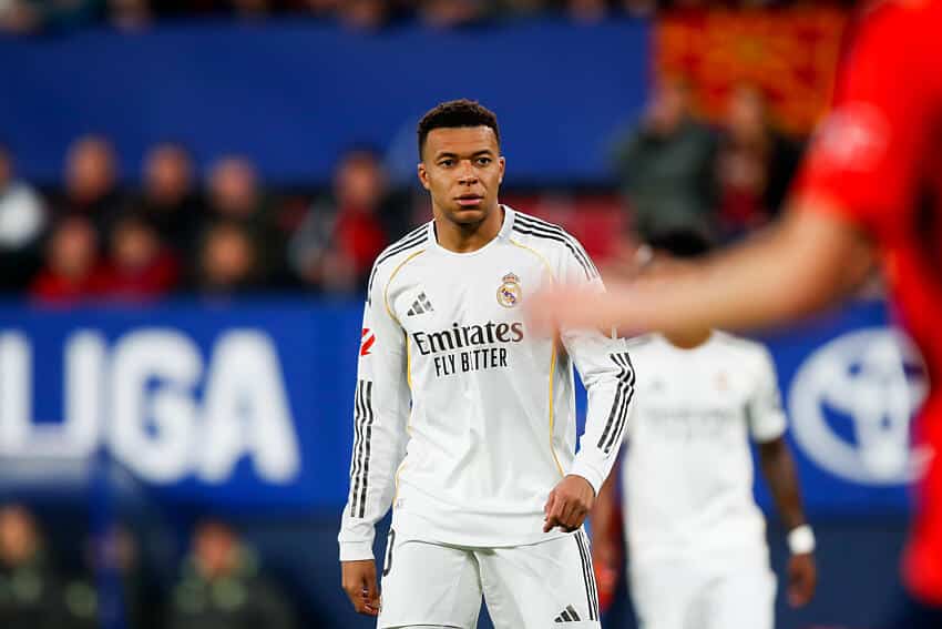 Kylian Mbappé lors d'Espanyol - Real Madrid