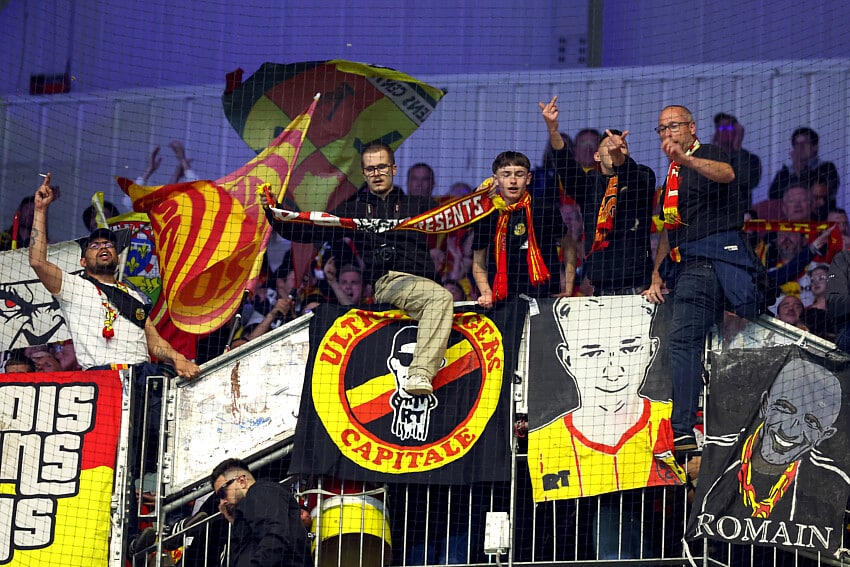 Les supporters du RC Lens