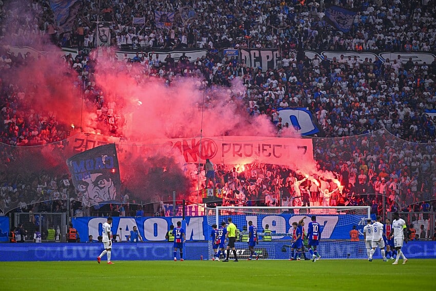 Les supporters de l'OM