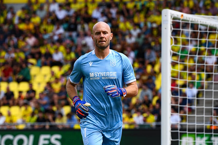 Maxime Dupé sous le maillot du FC Nantes