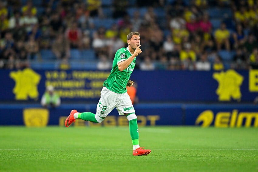 Lucas Stassin lors de Sochaux - ASSE