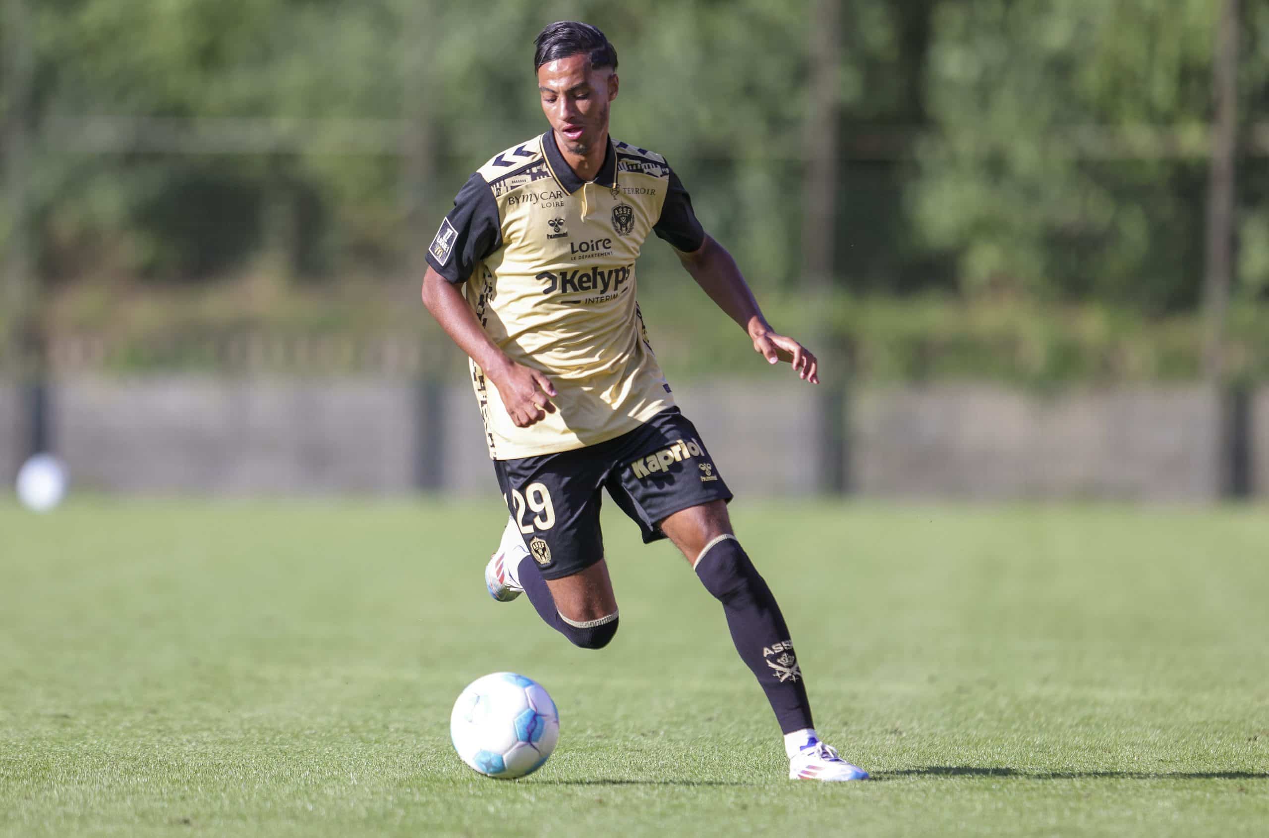 Jibril Othman sous le maillot de l'ASSE