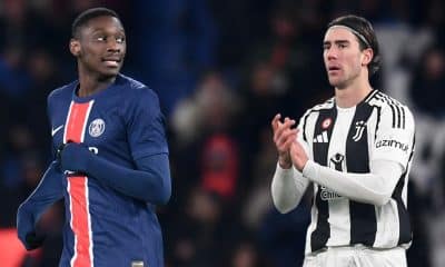 Randal Kolo Muani (PSG) et Dusan Vlahovic (Juventus).