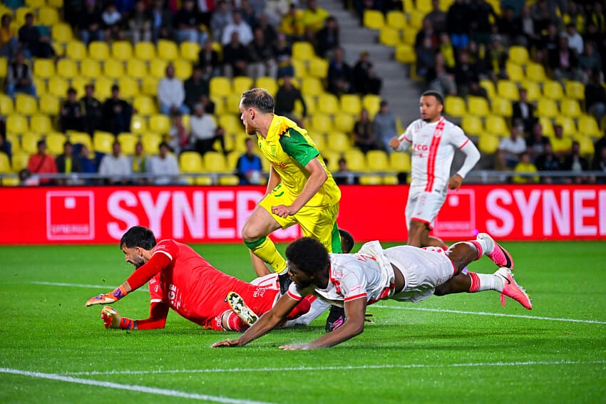 Thomas Robinet lors de FC Nantes - Nancy