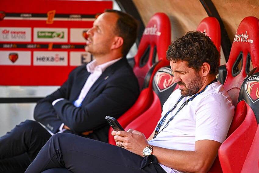 Jean-Louis Leca et Benjamin Parrot (RC Lens)