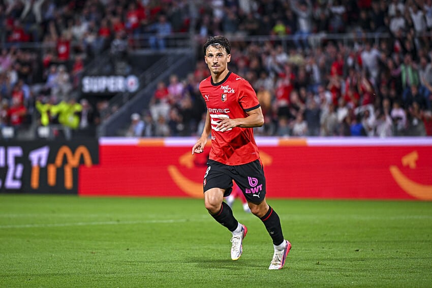 Esteban Lepaul lors de Stade Rennais - PSG
