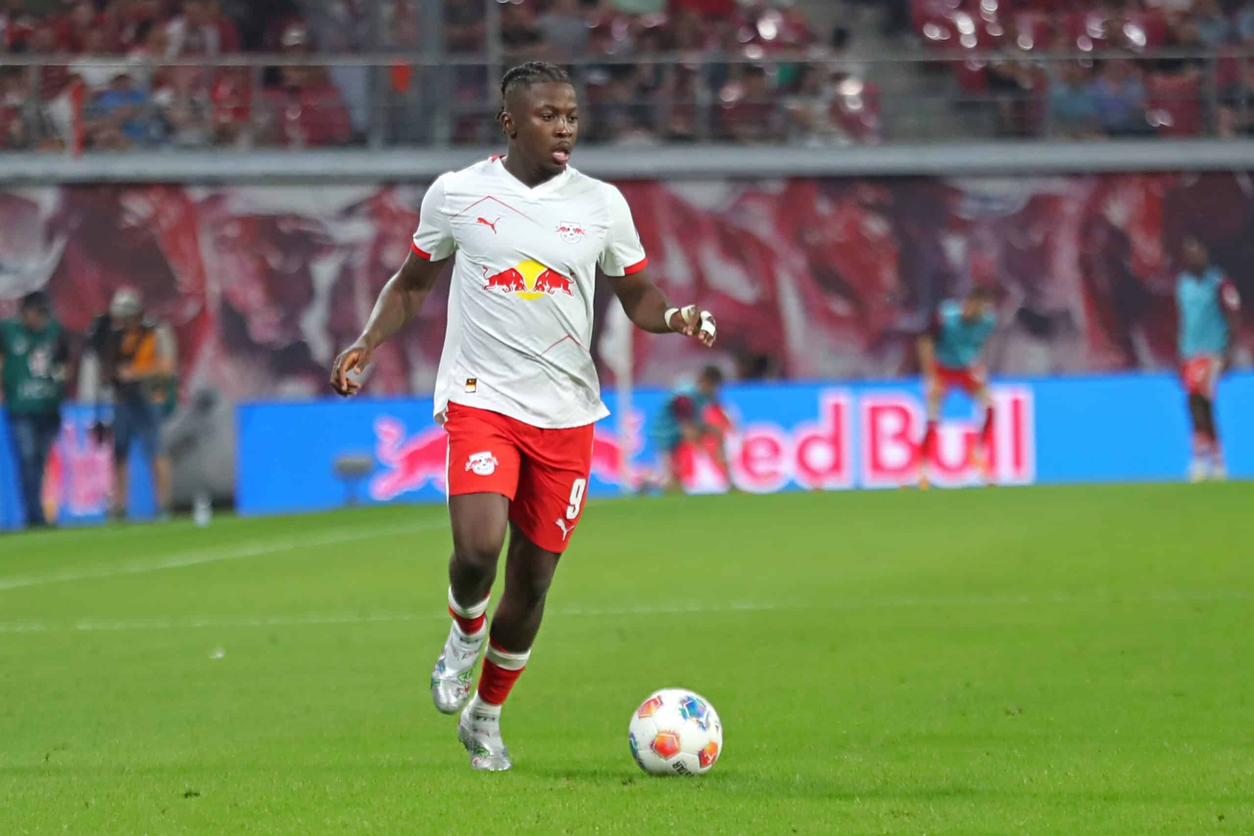 Johan Bakayoko sous le maillot du RB Leipzig