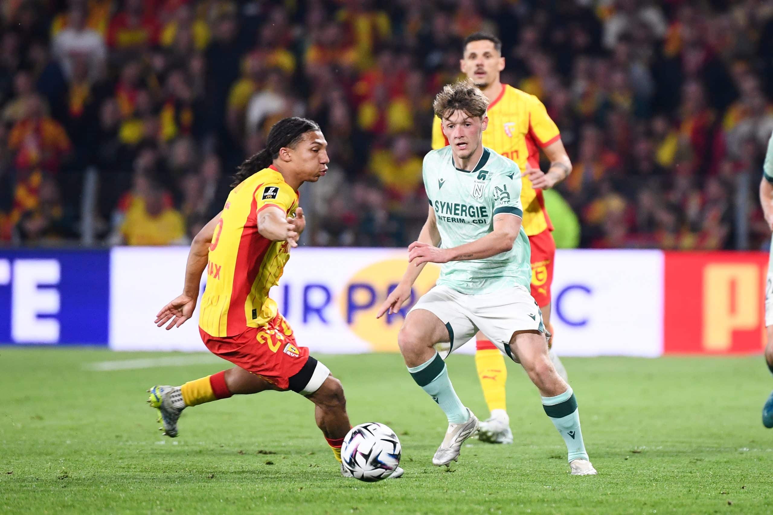 Johann Lepenant lors de RC Lens - FC Nantes