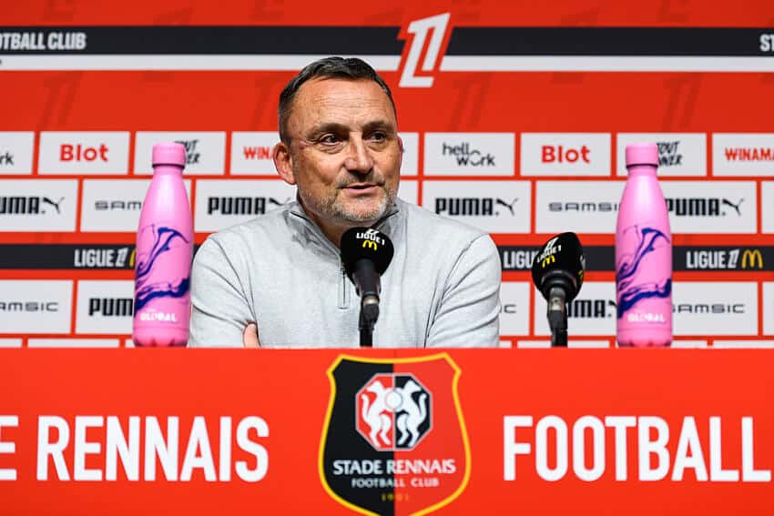 Franck Haise en conférence de presse