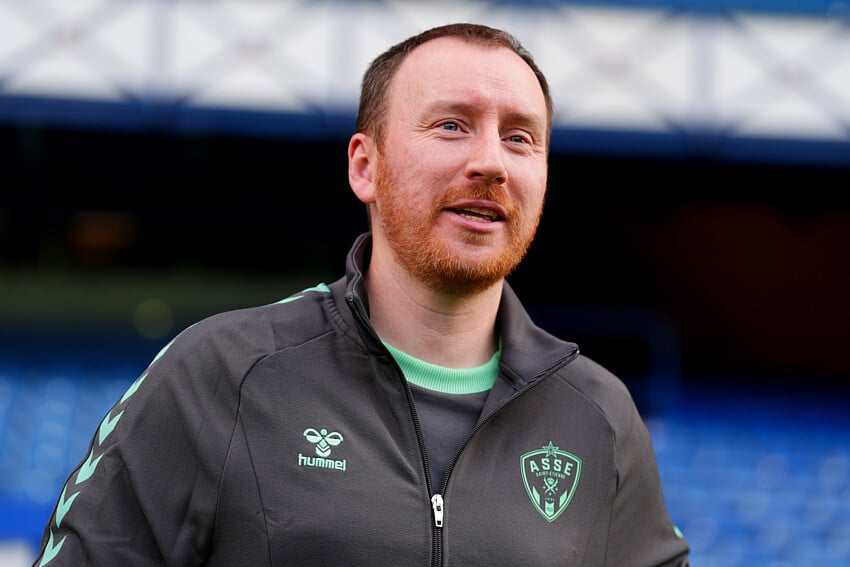 Ian Cathro, l'entraîneur de l'ASSE