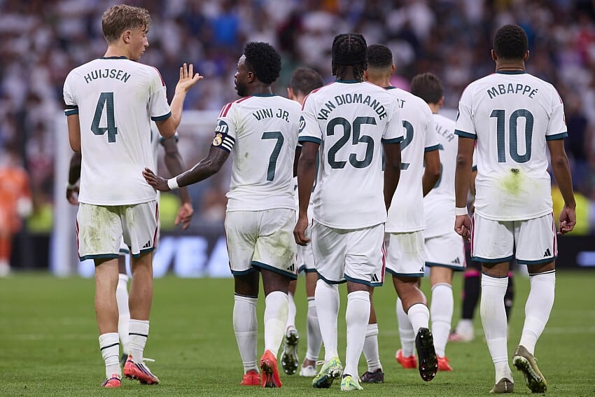Les joueurs du Real Madrid