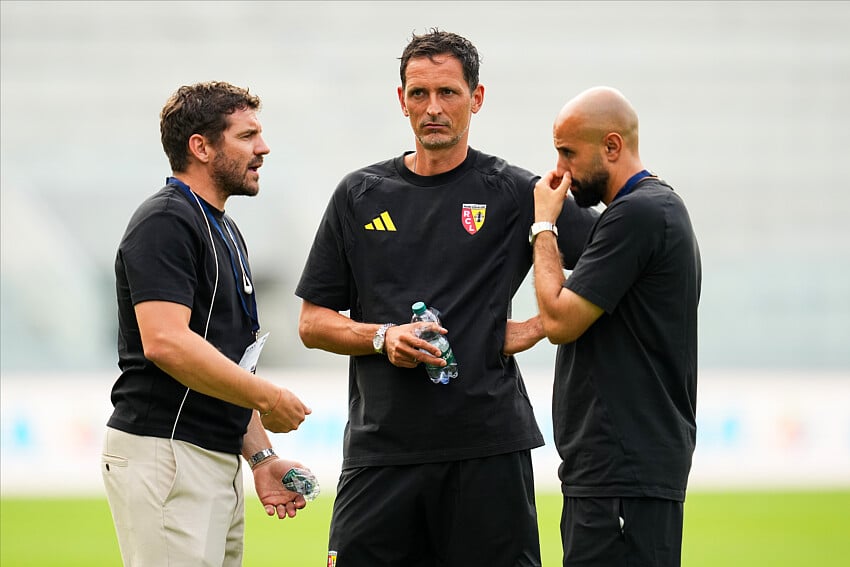 Le staff du RC Lens