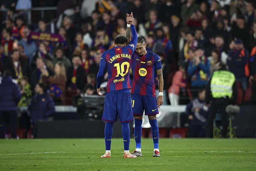 Raphinha et Yamal (FC Barcelone)