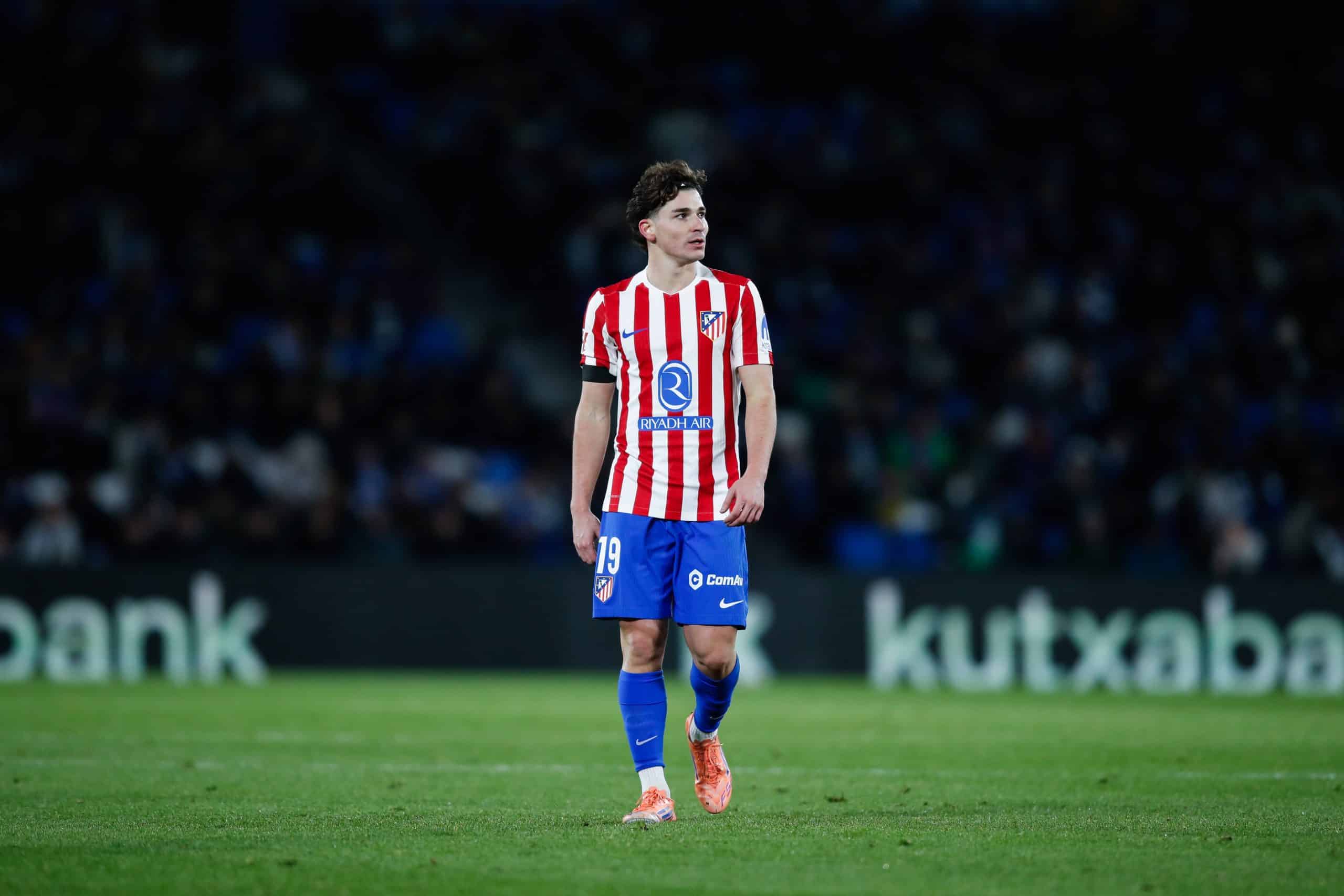 Julian Alvarez lors d'un match de l'Atlético Madrid.
