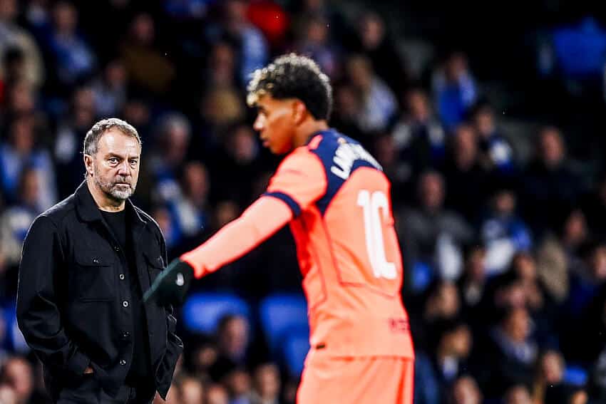 Flick et Yamal au Barça