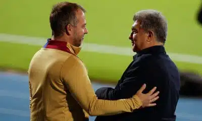 FC Barcelone : un rival prêt à chiper Flick à Laporta !