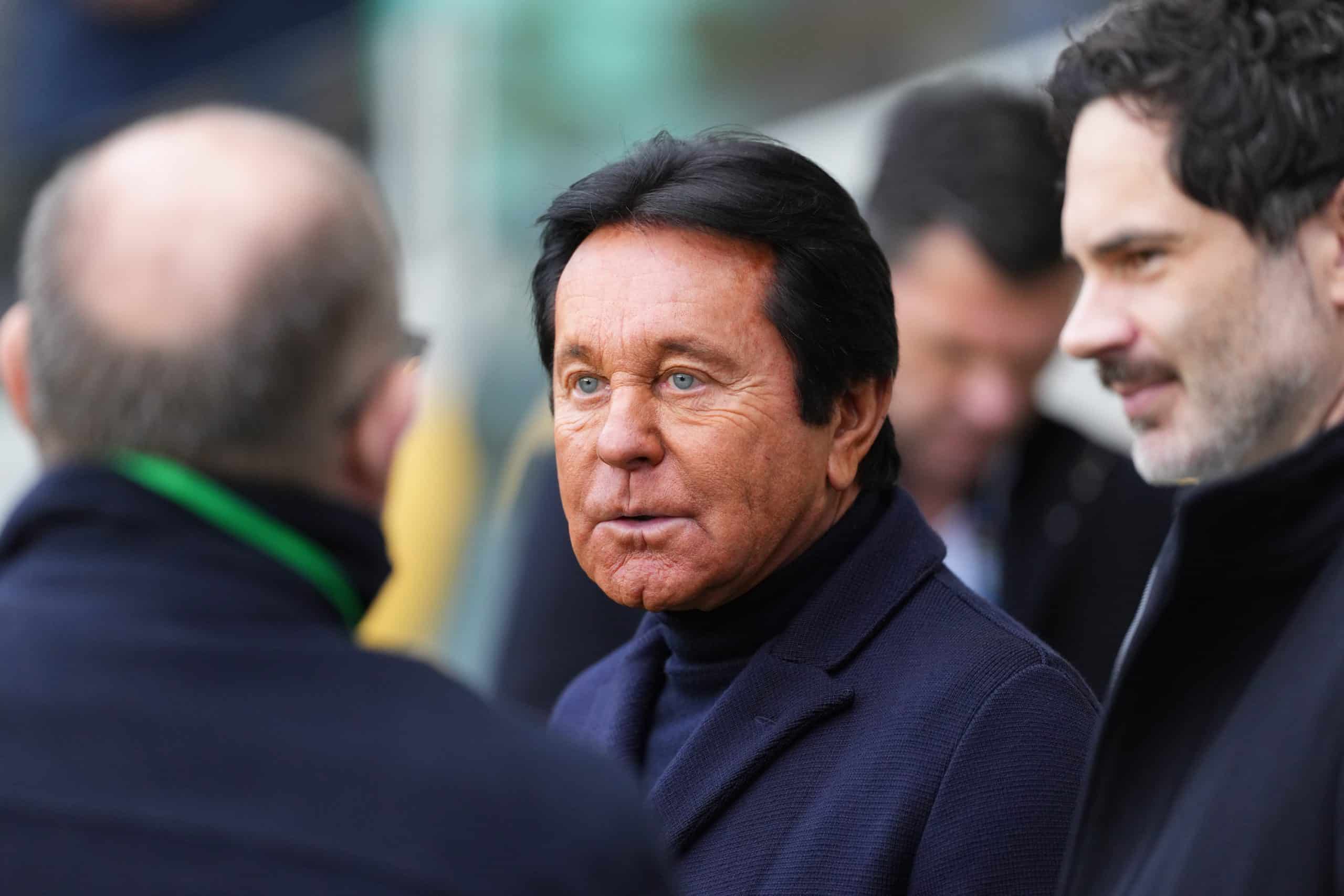 Waldemar Kita discutant avant un match du FC Nantes.