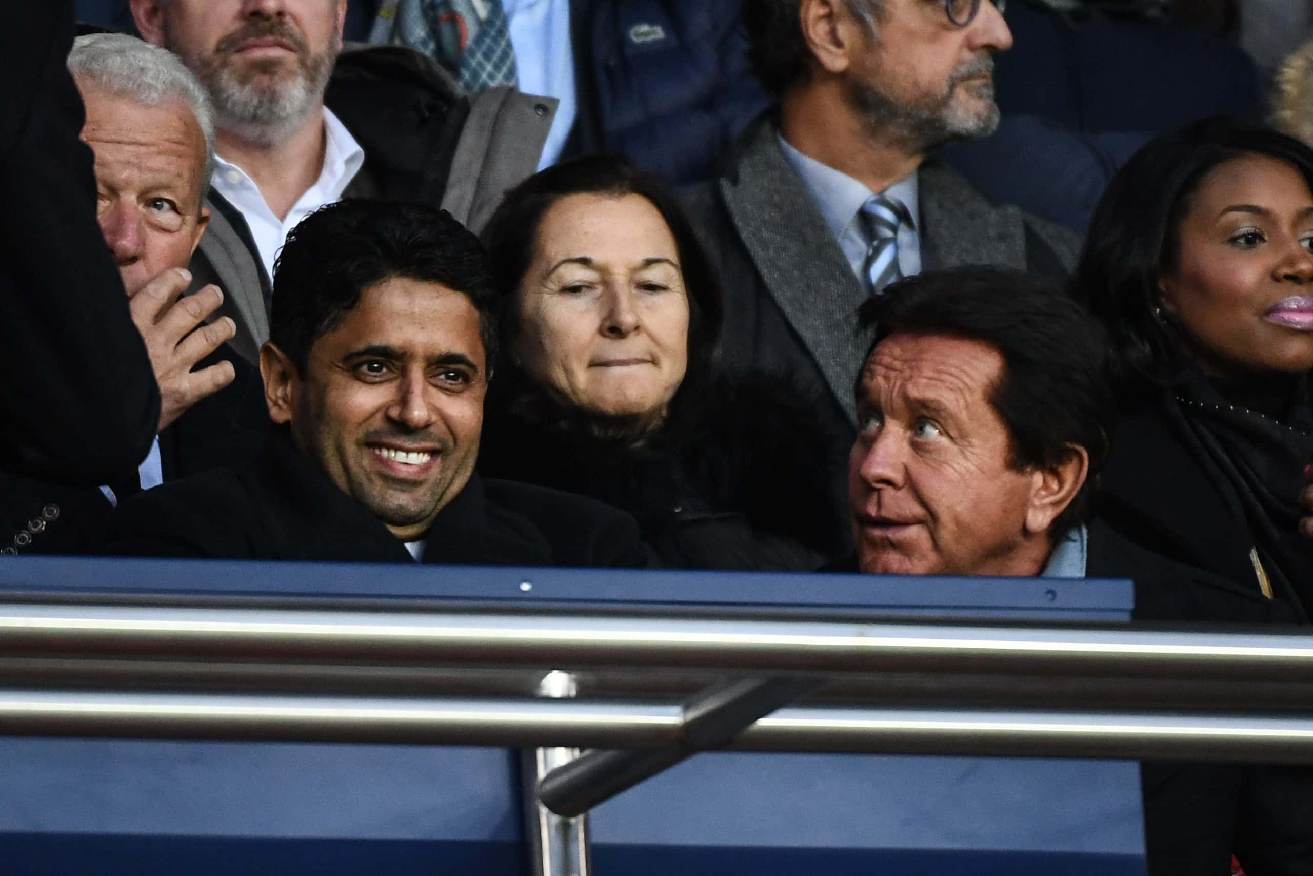 Nasser al-Khelaïfi et Waldemar Kita lors de PSG-Nantes.