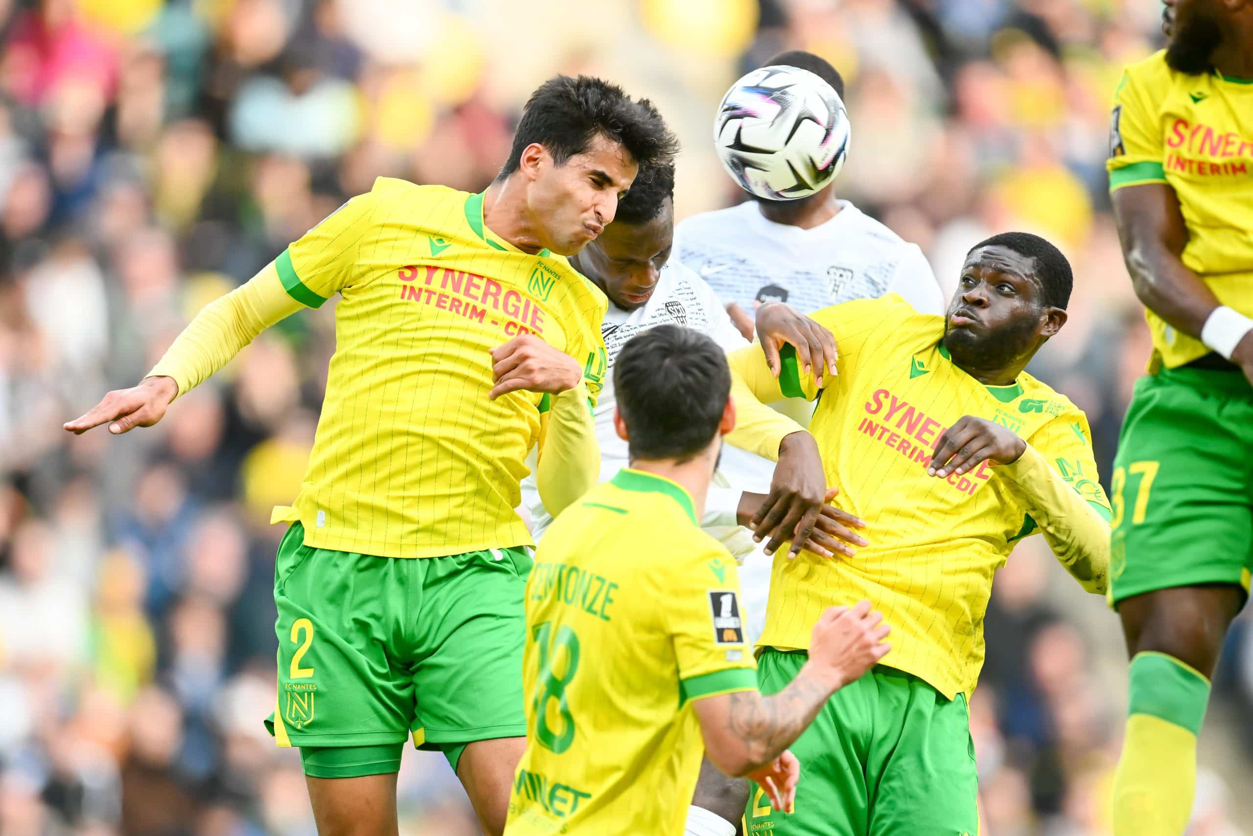 Ali Yousuf lors du match entre le FC Nantes et Brest.