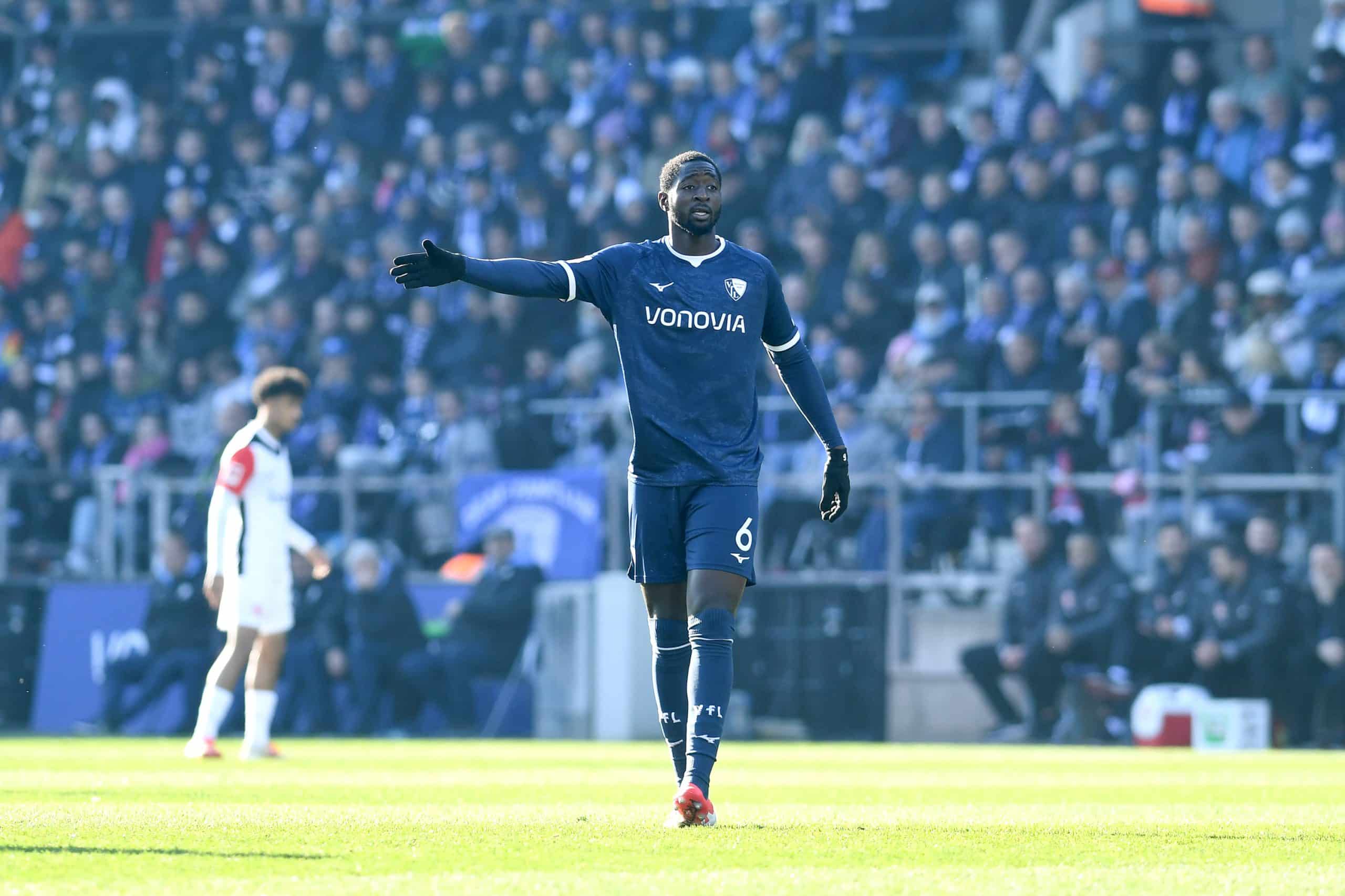 Ibrahima Sissoko lors d'un match de Bochum la saison dernière.