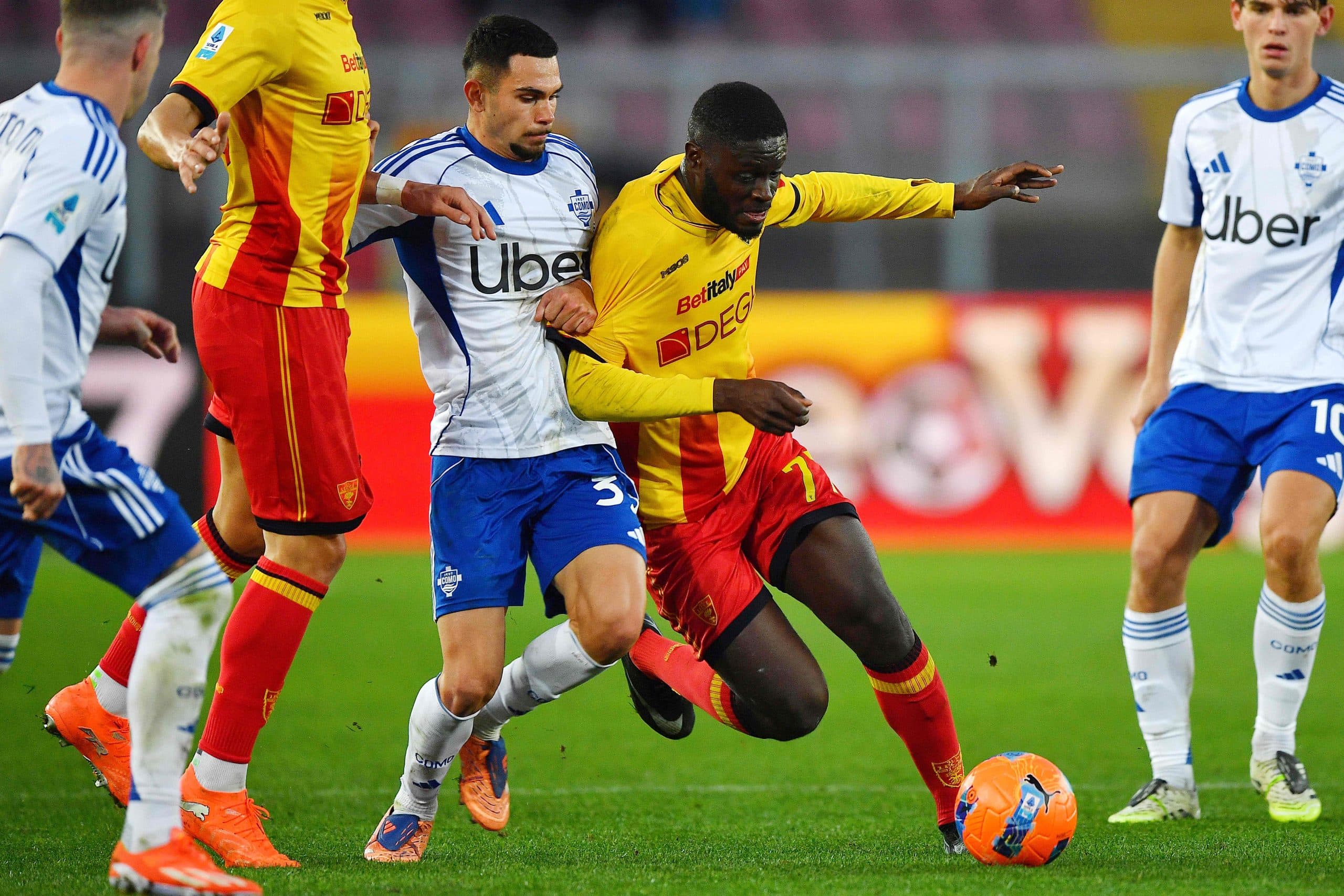 Mohamed Kaba en action sous le maillot de Lecce.