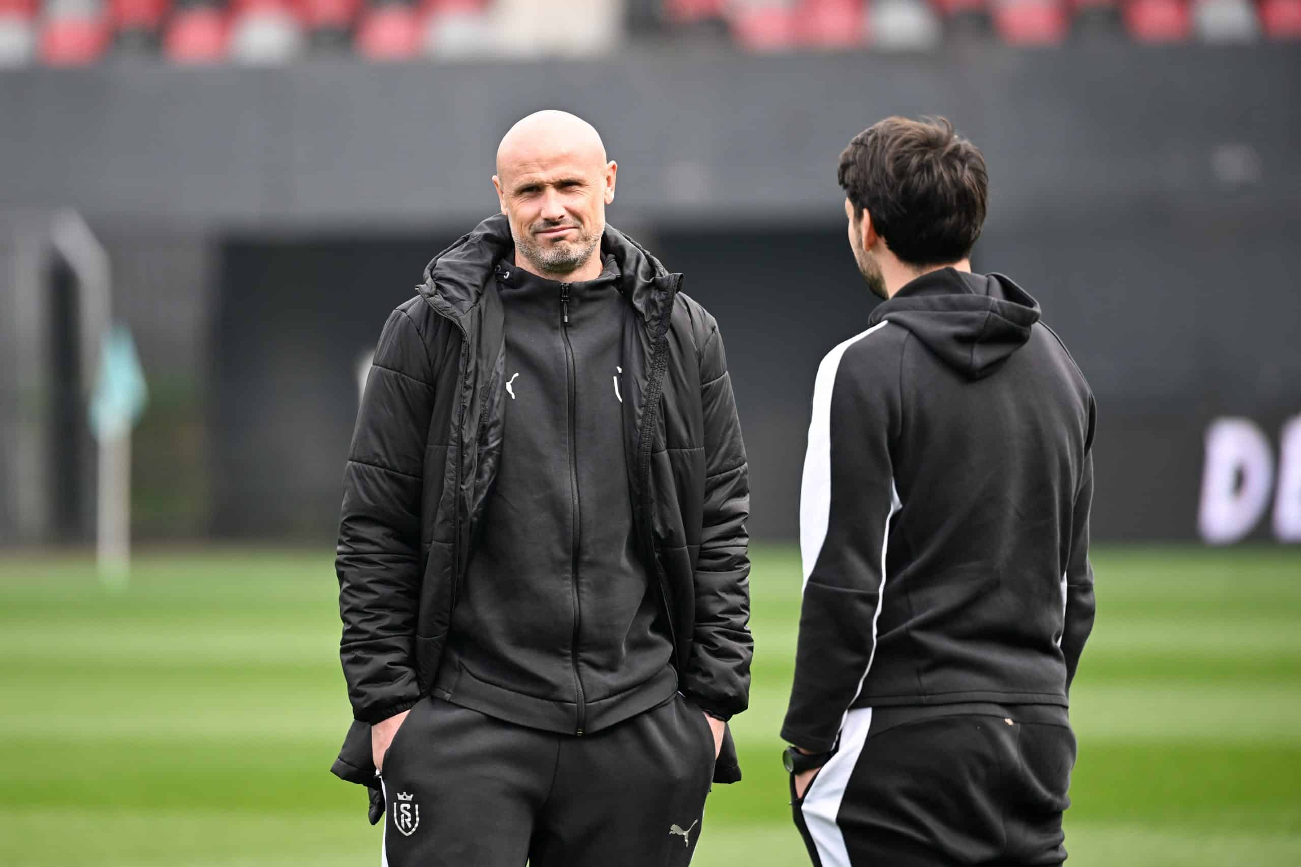 Nicolas Pallois avant un match du Stade de Reims.