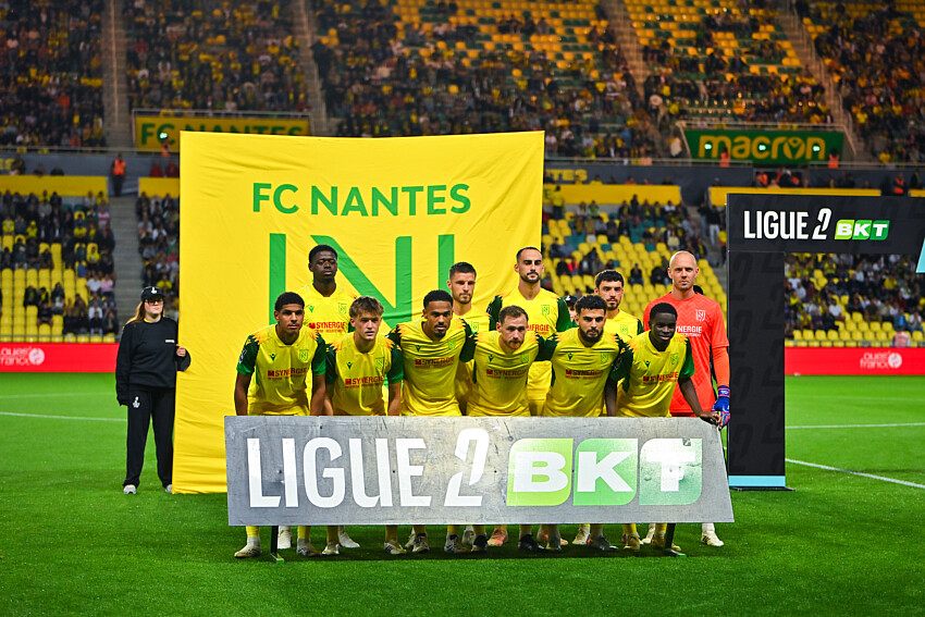 Les joueurs du FC Nantes