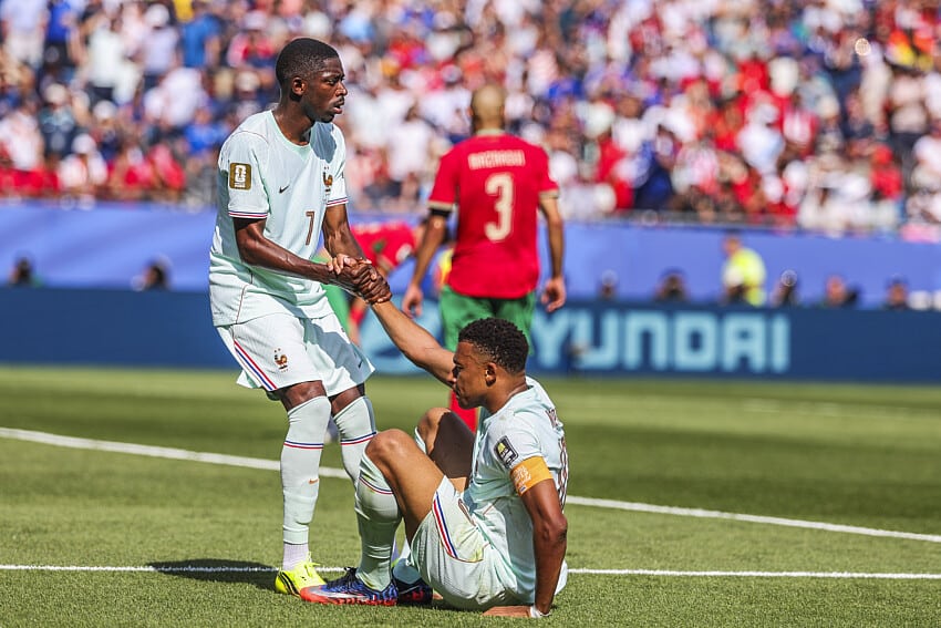 Dembélé et Mbappé