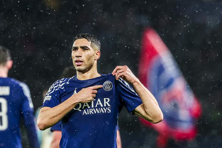 Achraf Hakimi a signé sa prolongation au PSG.